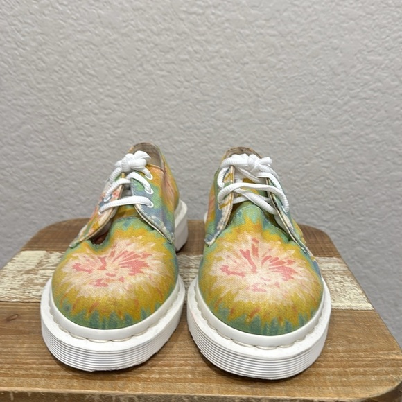Dr Martens Lester Tie Dye Cavas Shoes Size 6 - Picture 3 of 8